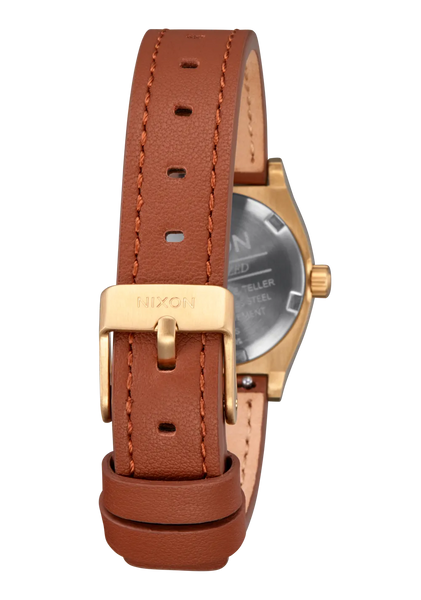 Nixon Watches Small Time Teller Leather