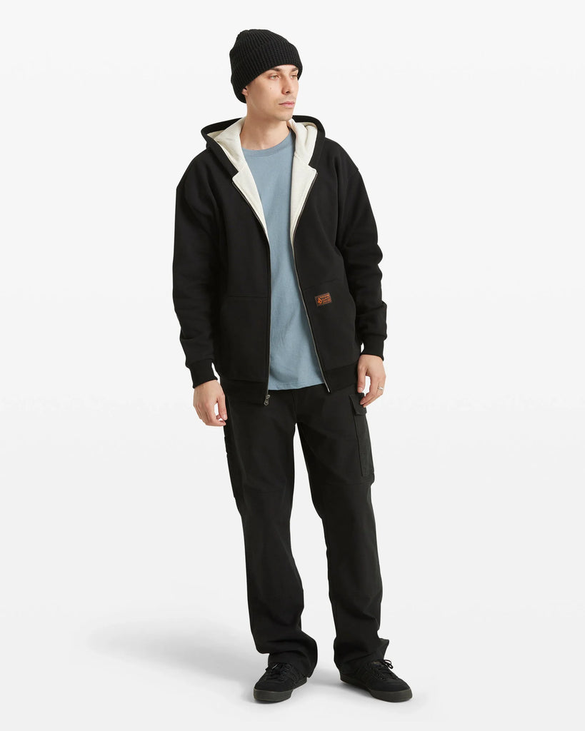 Volcom Mens Sweatshirt Axestone Workwear Lined Fleece