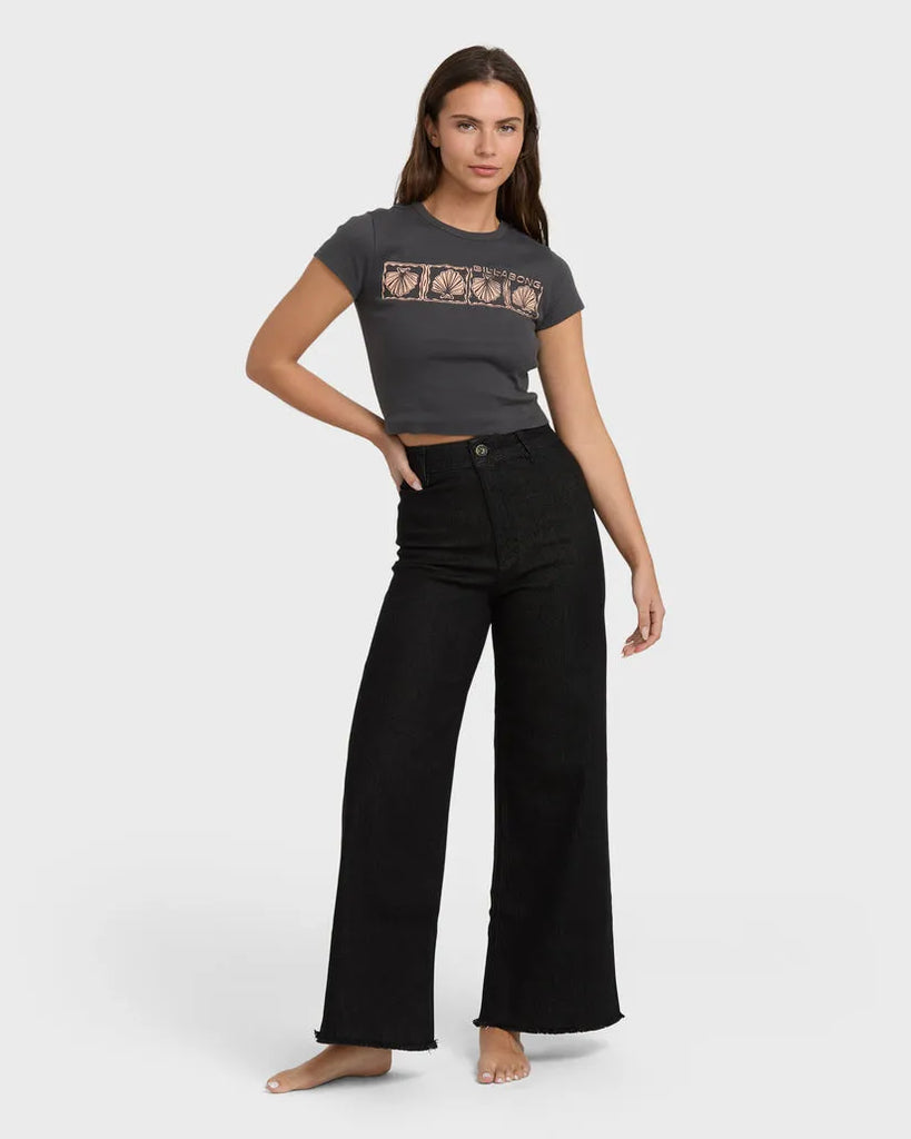 Billabong Womens Pants Free Fall High-Waist