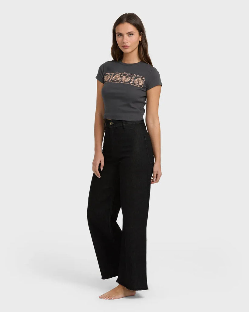 Billabong Womens Pants Free Fall High-Waist