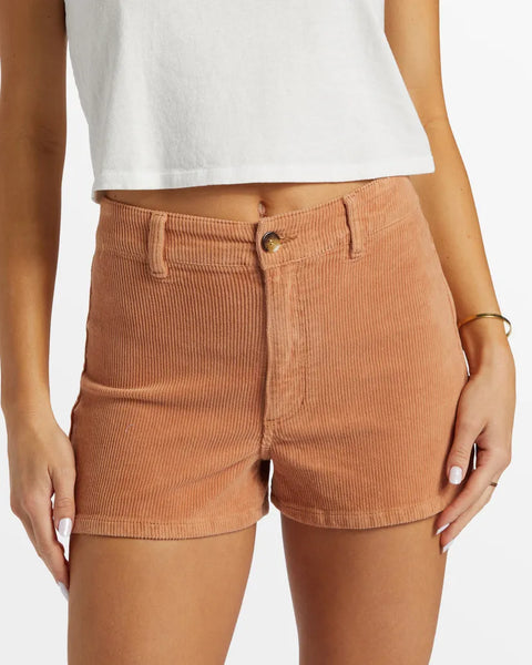 Billabong Womens Shorts Free Fall Corduroy