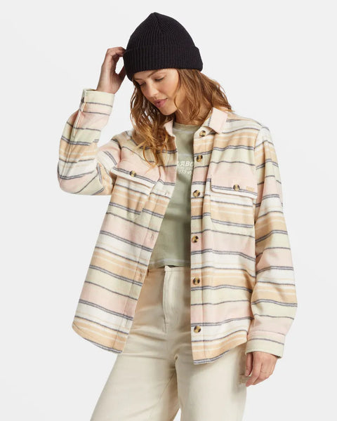 Billabong Womens Sweatshirt Forge Fleece Shacket