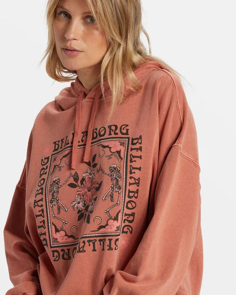 Billabong Womens Sweatshirt Rhythm Pullover Hoodie
