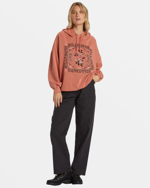 Billabong Womens Sweatshirt Rhythm Pullover Hoodie