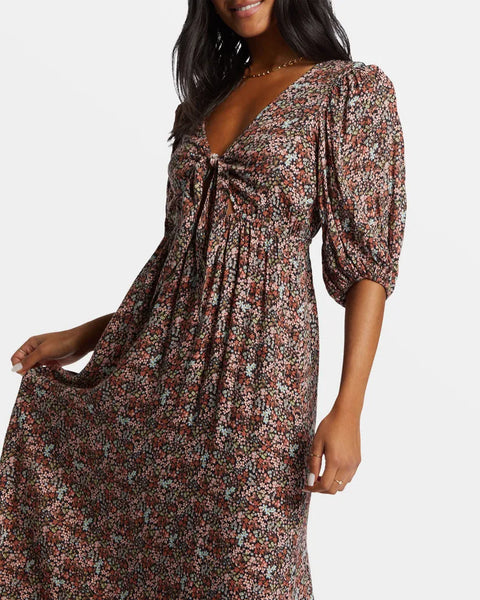 Billabong Womens Dress Night Fall Maxi