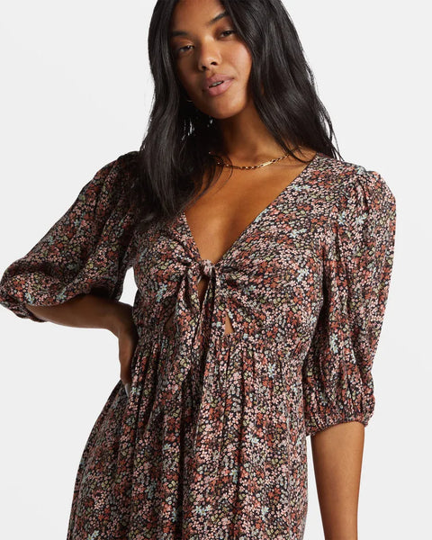Billabong Womens Dress Night Fall Maxi