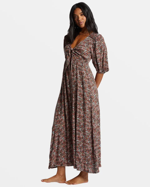 Billabong Womens Dress Night Fall Maxi