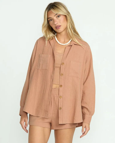 Billabong Womens Shirt Sweet Swell Long Sleeve