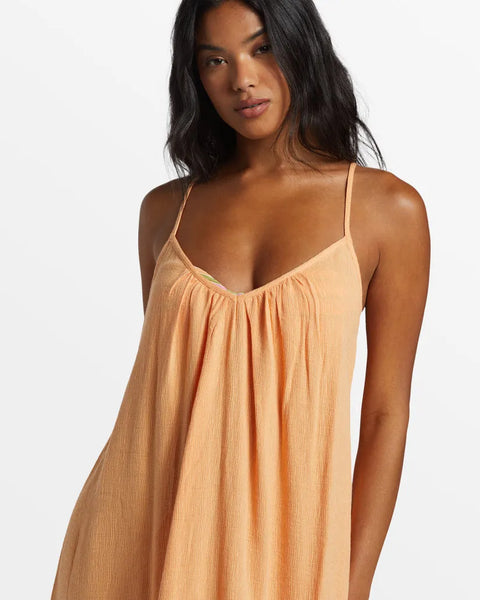 Billabong Womens Dress Beach Vibes Beach Cover-Up