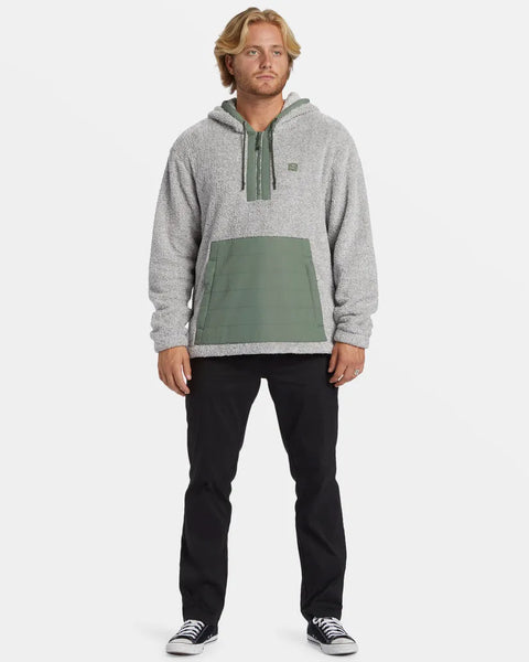 Billabong Mens Sweatshirt Badger Half Zip Hoodie
