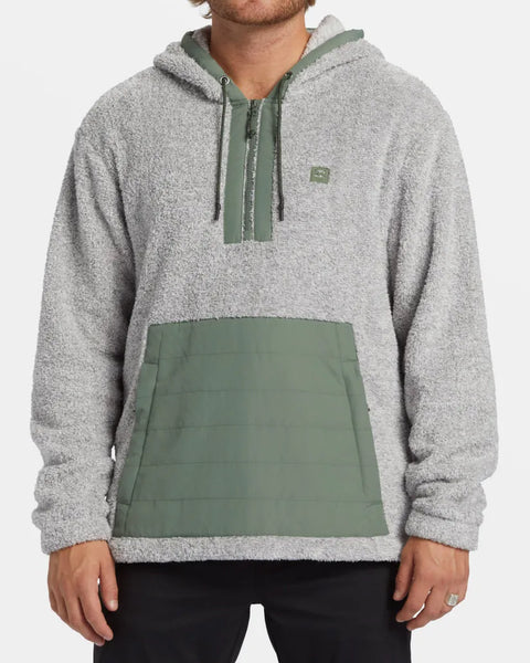 Billabong Mens Sweatshirt Badger Half Zip Hoodie