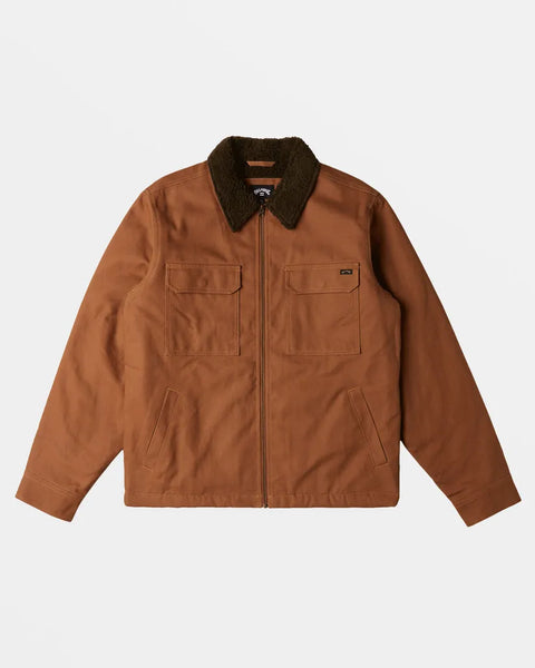 Billabong Mens Jacket Barlow Sherpa Canvas
