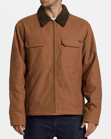 Billabong Mens Jacket Barlow Sherpa Canvas