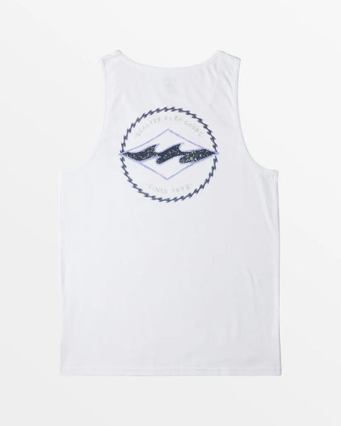 Billabong Mens Tank Top Rotor Diamond