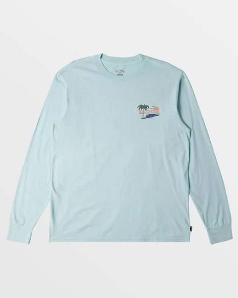 Billabong Mens Shirt Beach Club Wave Washed Long Sleeve