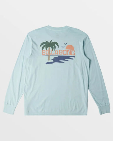 Billabong Mens Shirt Beach Club Wave Washed Long Sleeve