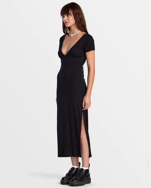 RVCA Womens Dress Smitten Midi