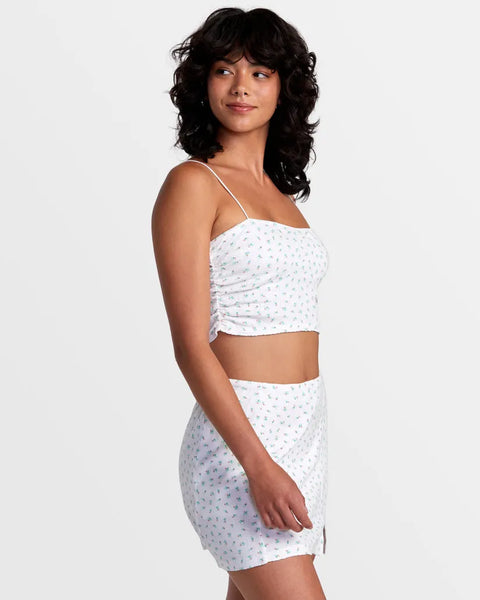 RVCA Womens Tank Top Lexi Pointelle Bandeau