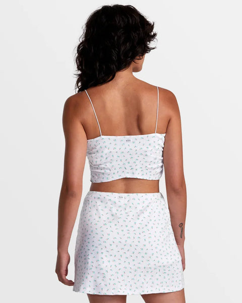 RVCA Womens Tank Top Lexi Pointelle Bandeau