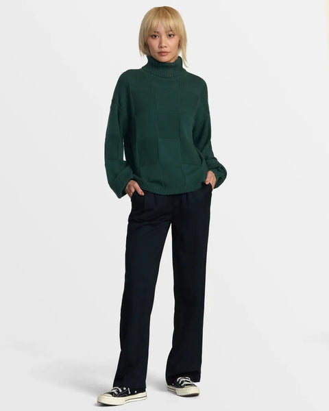 RVCA Womens Sweater Vineyard Turtleneck