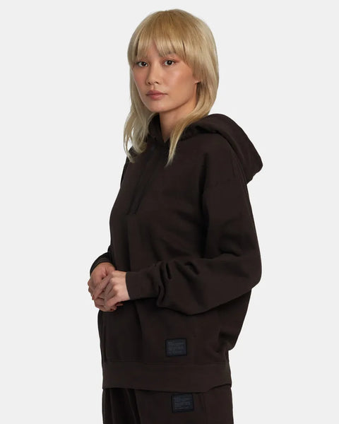 RVCA Womens Sweatshirt Selects Hooded Base Layer Top