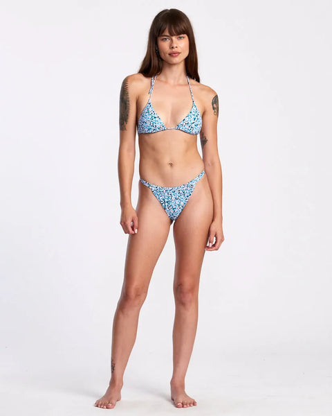 RVCA Womens Bikini Top Sprinkles Halter Triangle