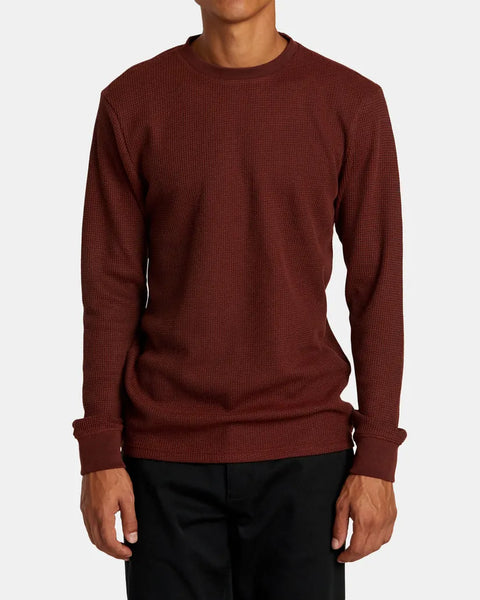 RVCA Mens Shirt Dayshift Long Sleeve Thermal