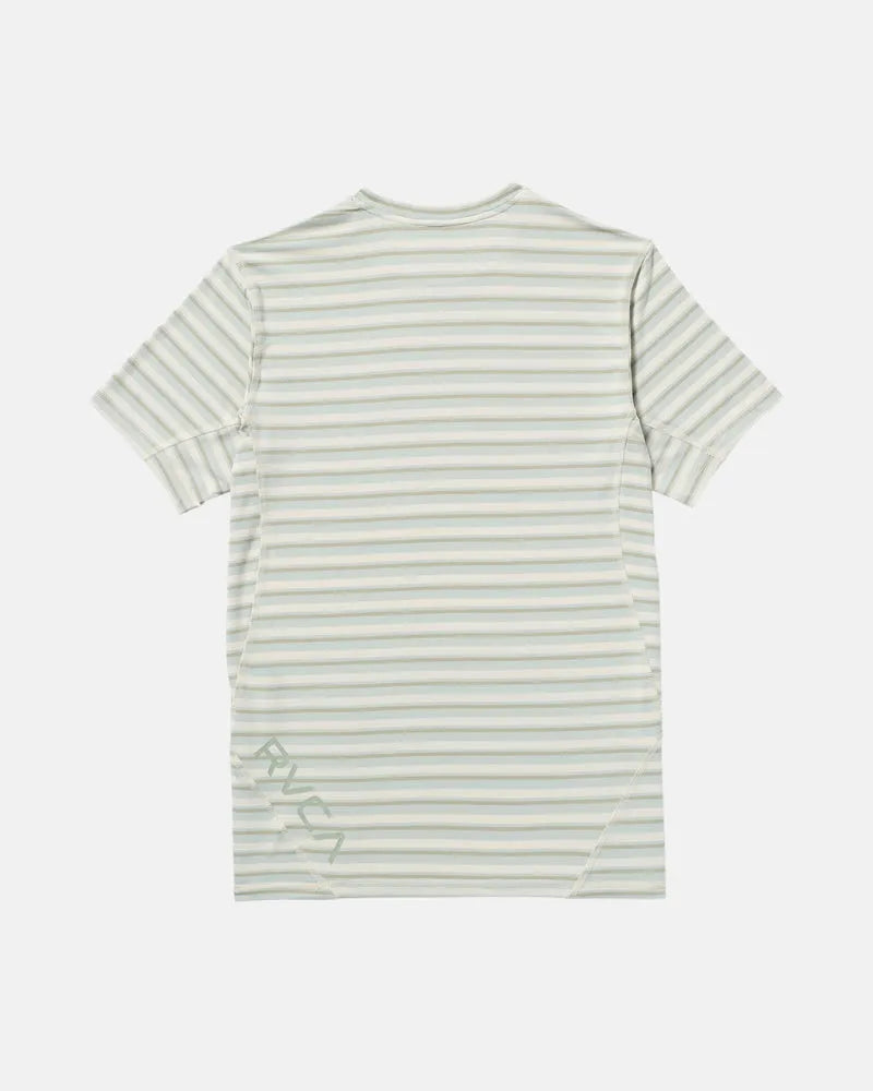 RVCA Mens Shirt Sport Vent Stripe