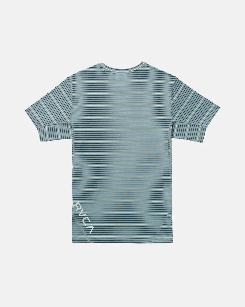 RVCA Mens Shirt Sport Vent Stripe