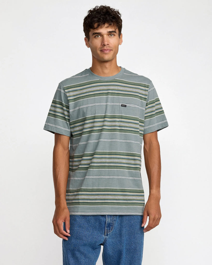 RVCA Mens Shirt Magnolia Crew