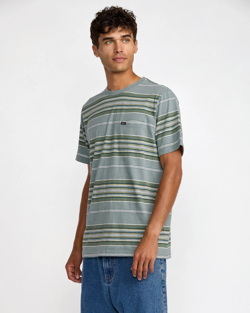 RVCA Mens Shirt Magnolia Crew