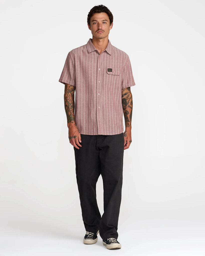 RVCA Mens Woven Dayshift Stripe