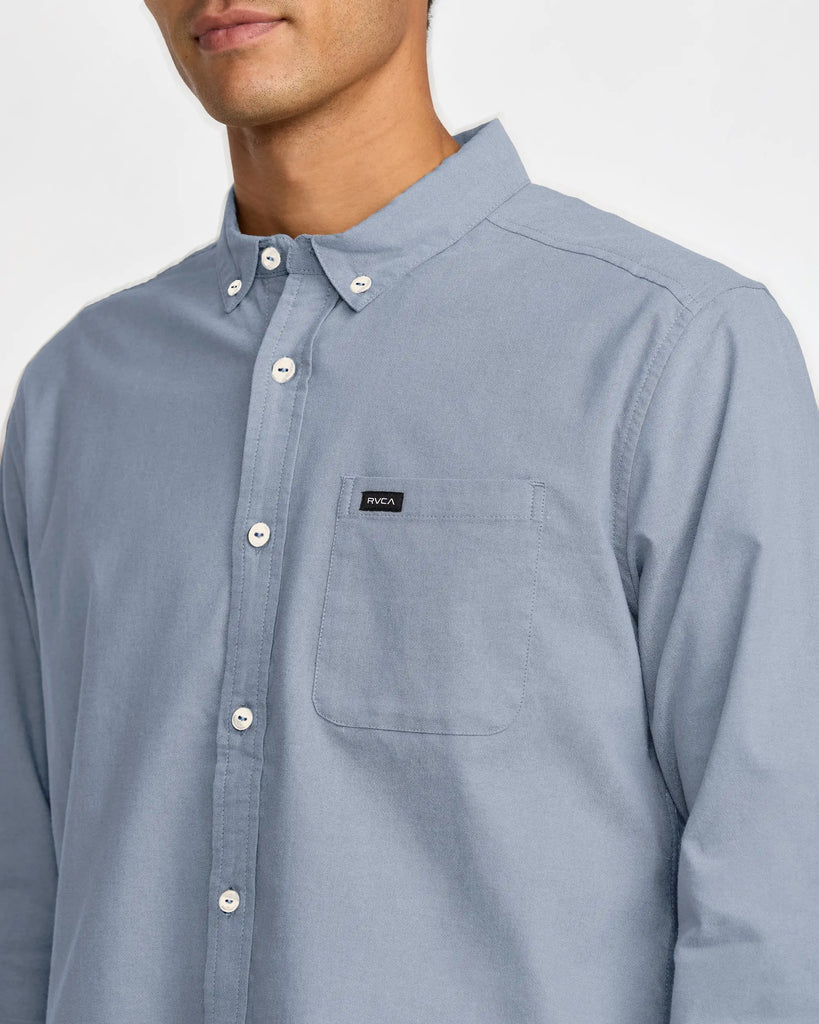 RVCA Mens Shirt That'll Do Long Sleeve