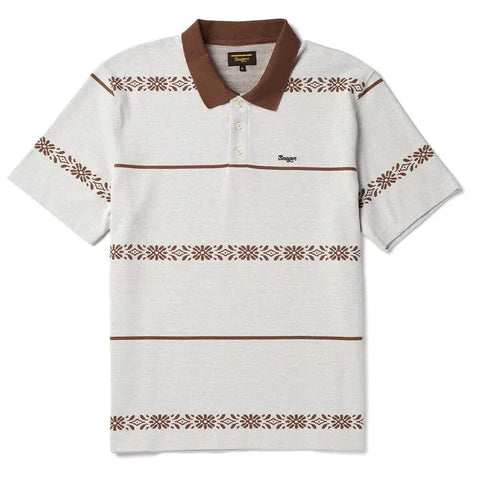 Seager Mens Knit Azteca Polo