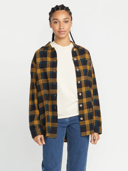 Volcom Womens Shirt Oversize Me