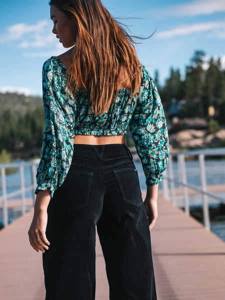 Volcom Womens Shirt Beau Beau Top