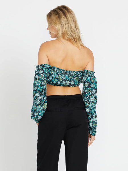 Volcom Womens Shirt Beau Beau Top