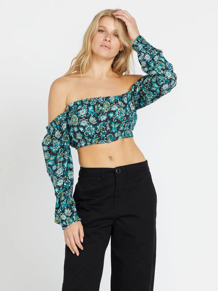 Volcom Womens Shirt Beau Beau Top