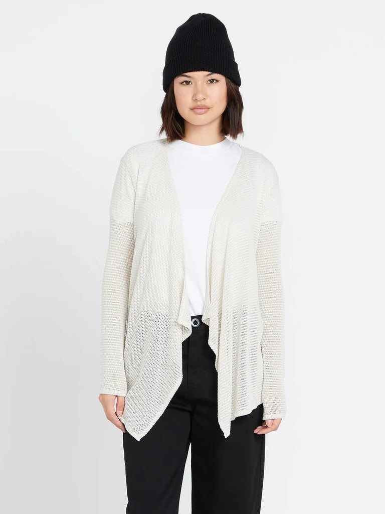 Volcom Womens Sweater Go Go Wrap Cardigan