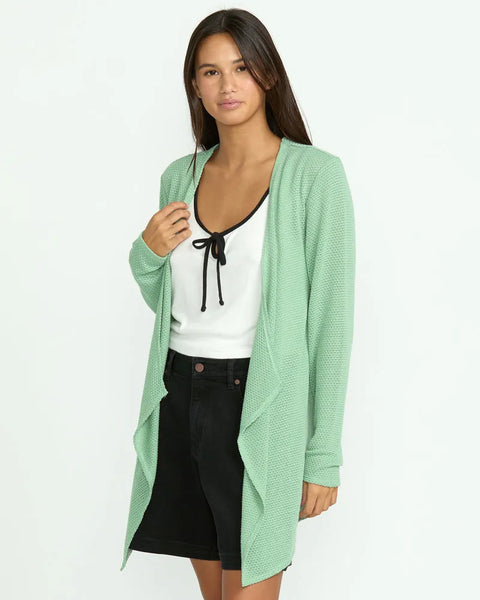 Volcom Womens Sweater Go Go Wrap Cardigan