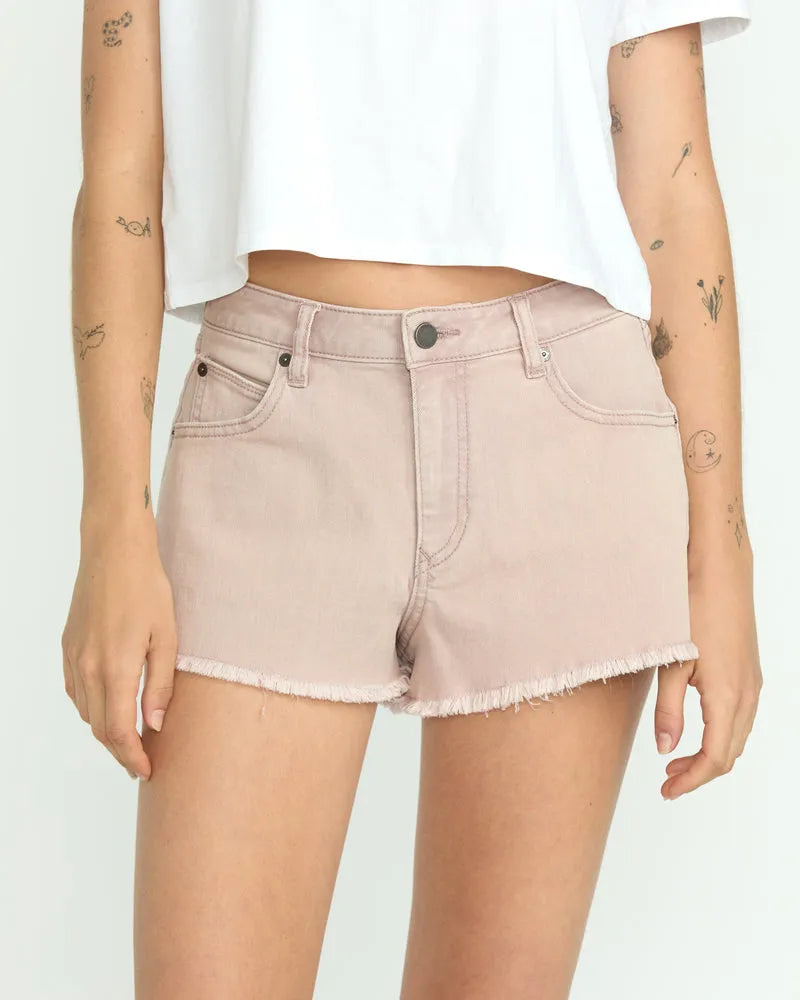 Volcom Womens Shorts 1991 Stoned Denim