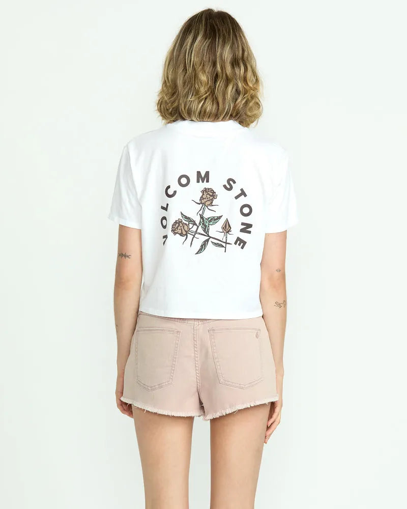 Volcom Womens Shorts 1991 Stoned Denim