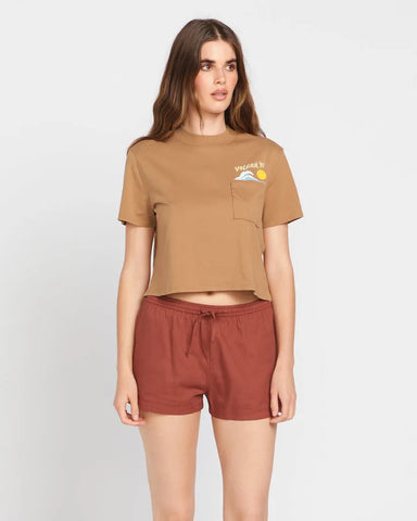Volcom Womens Shirt Pocket Dial
