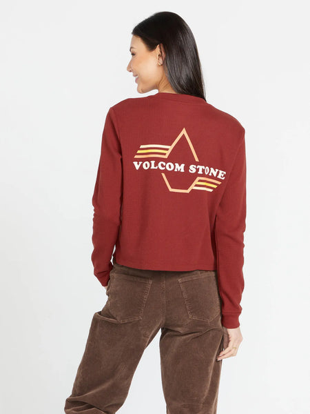 Volcom Womens Shirt Thermality Long Sleeve