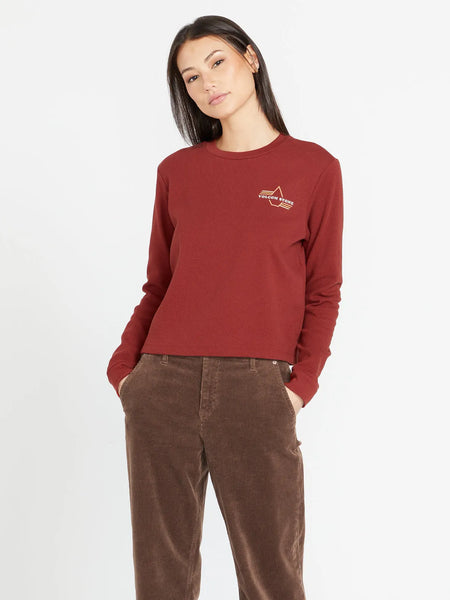 Volcom Womens Shirt Thermality Long Sleeve