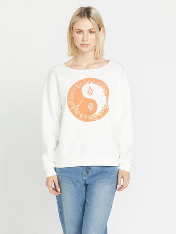 Volcom Womens Sweatshirt Cutting It Back Crew