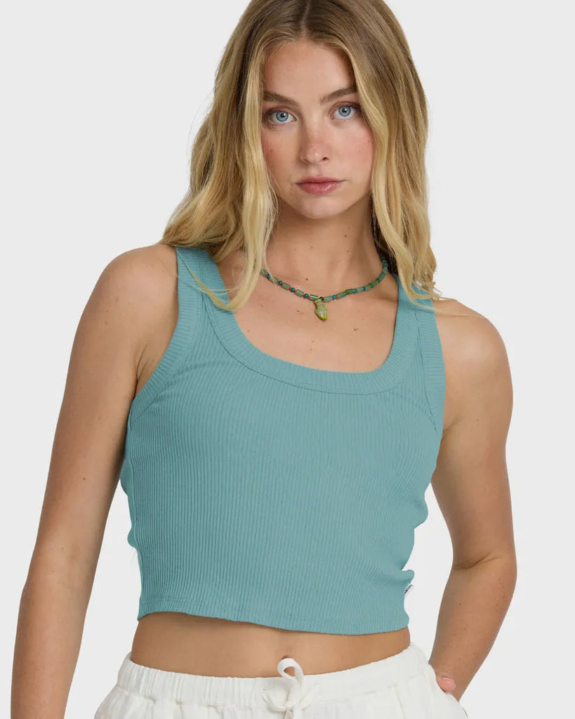 Billabong Womens Tank Top Rerun Knit Tank
