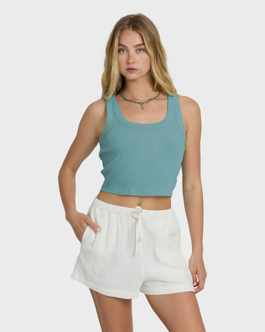 Billabong Womens Tank Top Rerun Knit Tank