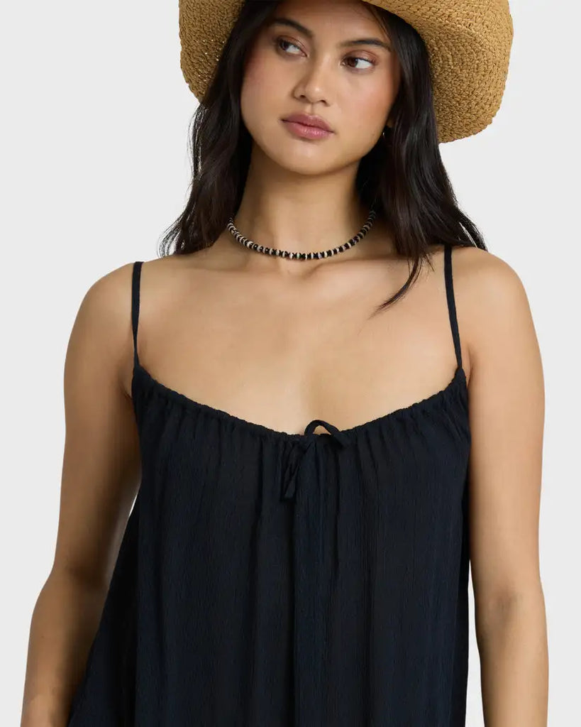 Billabong Womens Dress Beach Song Solid Mini