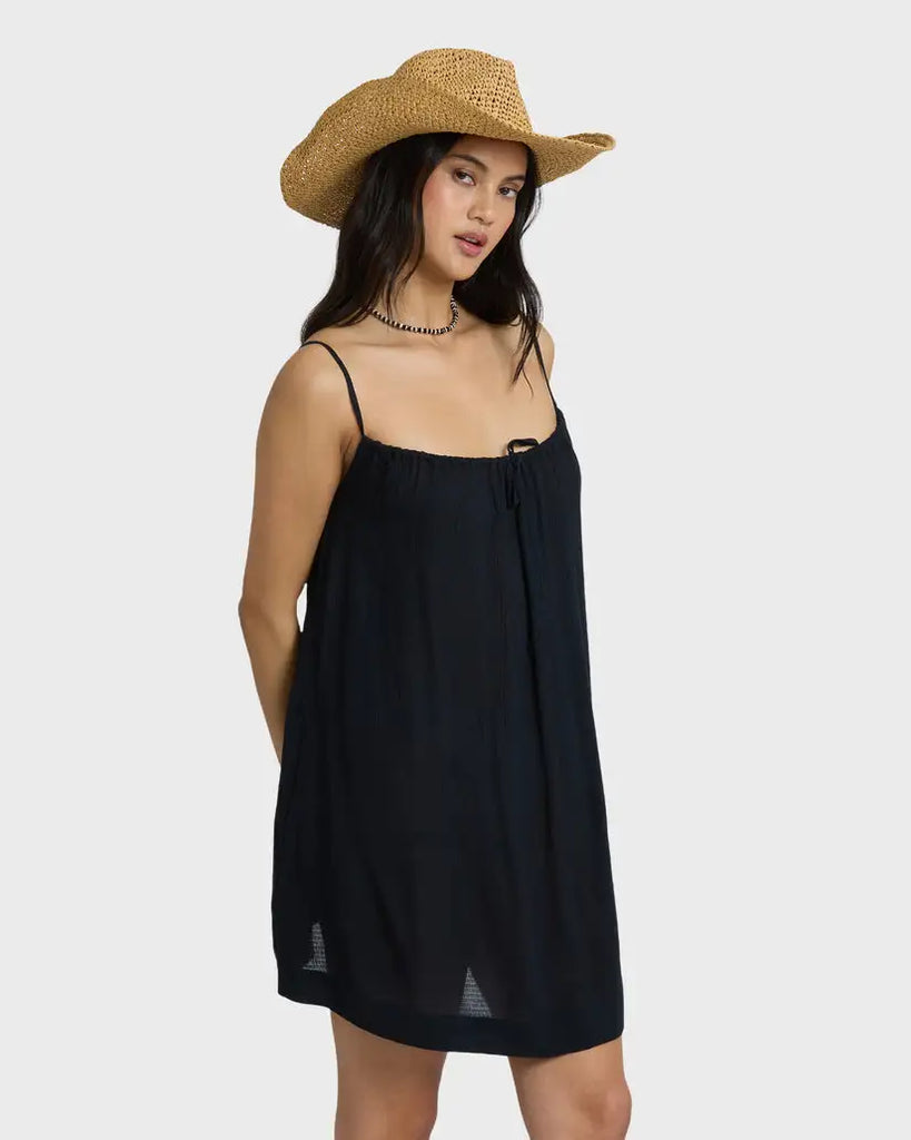 Billabong Womens Dress Beach Song Solid Mini